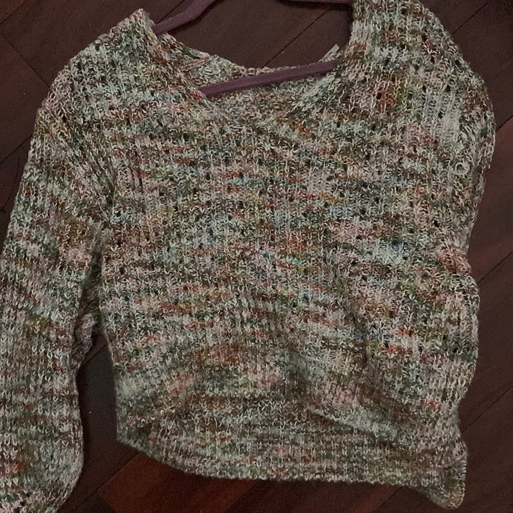 Free people colorful sweater